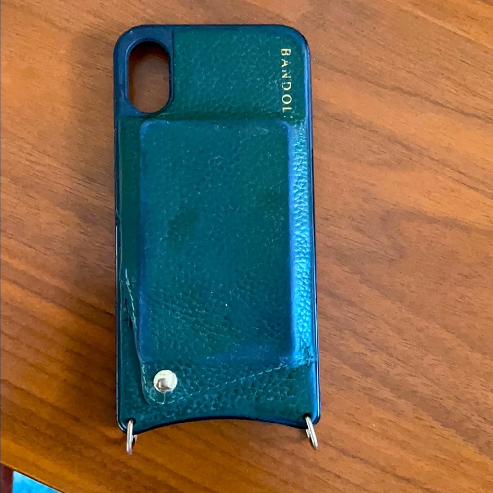 Bandolier iPhone X case Hunter Green